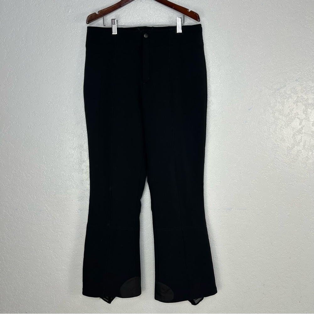 Boulder Gear Schoeller Snow Flared Pants Women Size 12 Black Soft Shell